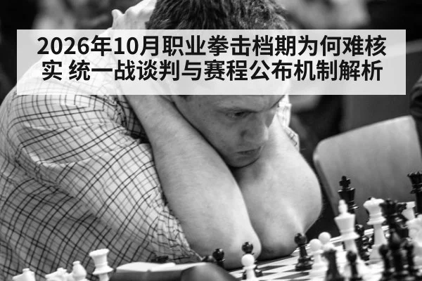 2026年10月职业拳击档期为何难核实 统一战谈判与赛程公布机制解析